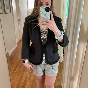 Cartonnier Black and Grey blazer size 6